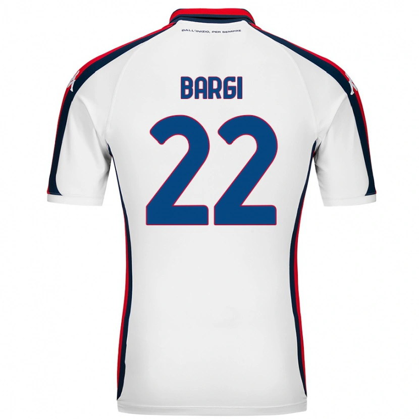 DanxenキッズCaterina Bargi#22白アウェイシャツ2024/25ジャージーユニフォーム