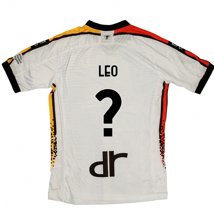 DanxenキッズGiulio Leo#0白 黒アウェイシャツ2024/25ジャージーユニフォーム