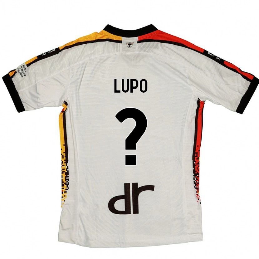 DanxenキッズChristian Lupo#0白 黒アウェイシャツ2024/25ジャージーユニフォーム