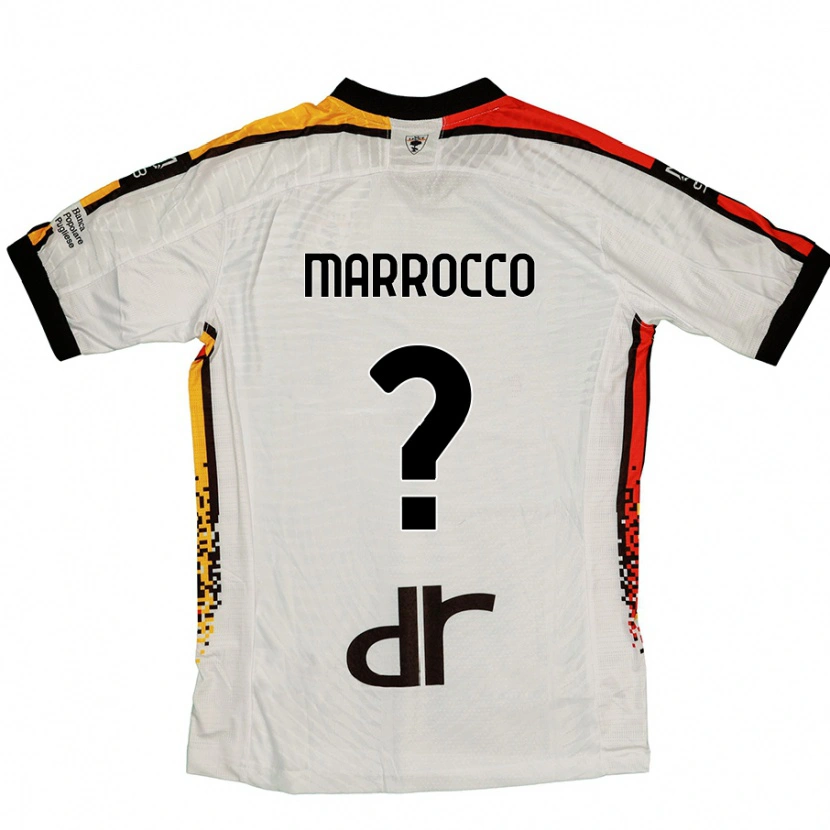 DanxenキッズIacopo Marrocco#0白 黒アウェイシャツ2024/25ジャージーユニフォーム