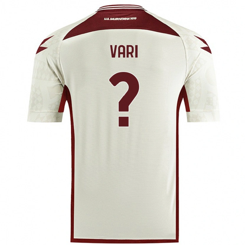DanxenキッズFilippo Vari#0クリームカラーアウェイシャツ2024/25ジャージーユニフォーム