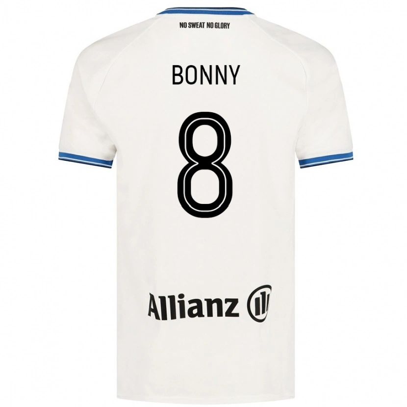 DanxenキッズChionne Bonny#8白アウェイシャツ2024/25ジャージーユニフォーム
