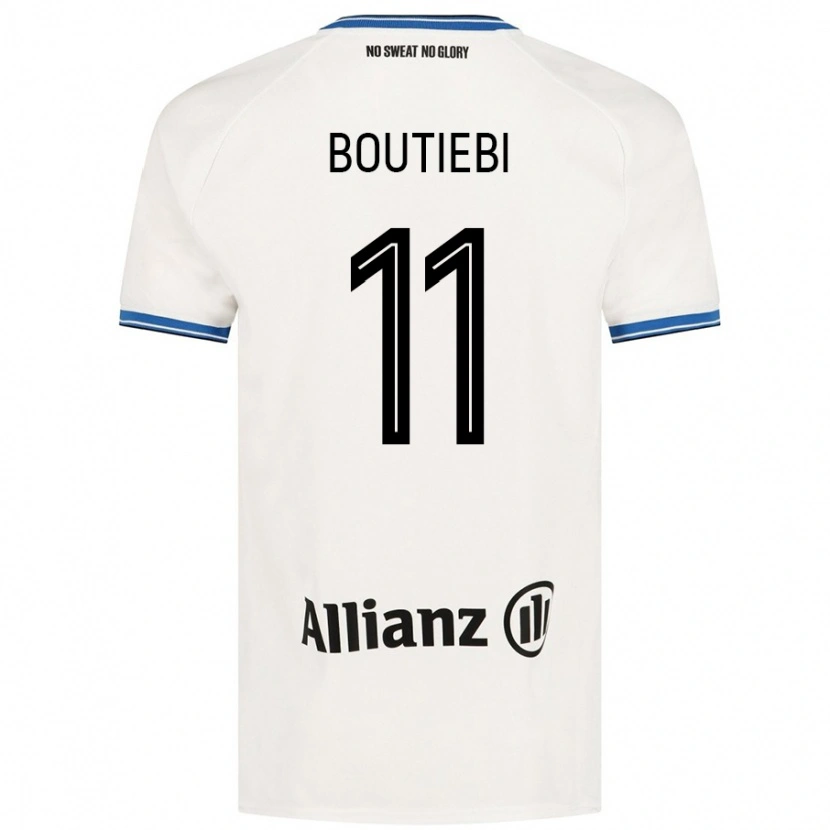 DanxenキッズRania Boutiebi#11白アウェイシャツ2024/25ジャージーユニフォーム