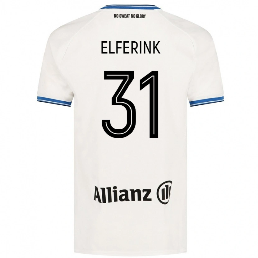 DanxenキッズMarie Elferink#31白アウェイシャツ2024/25ジャージーユニフォーム