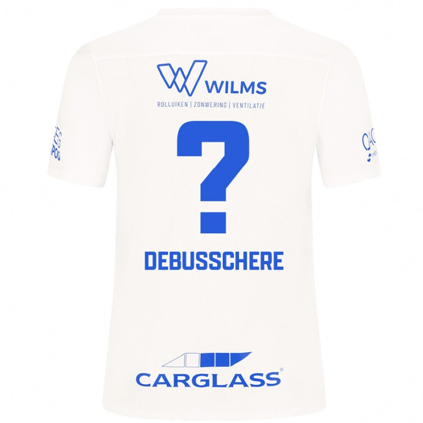 DanxenキッズVic Debusschere#0白アウェイシャツ2024/25ジャージーユニフォーム