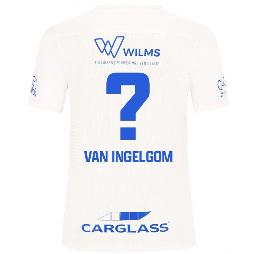 DanxenキッズTijn Van Ingelgom#0白アウェイシャツ2024/25ジャージーユニフォーム