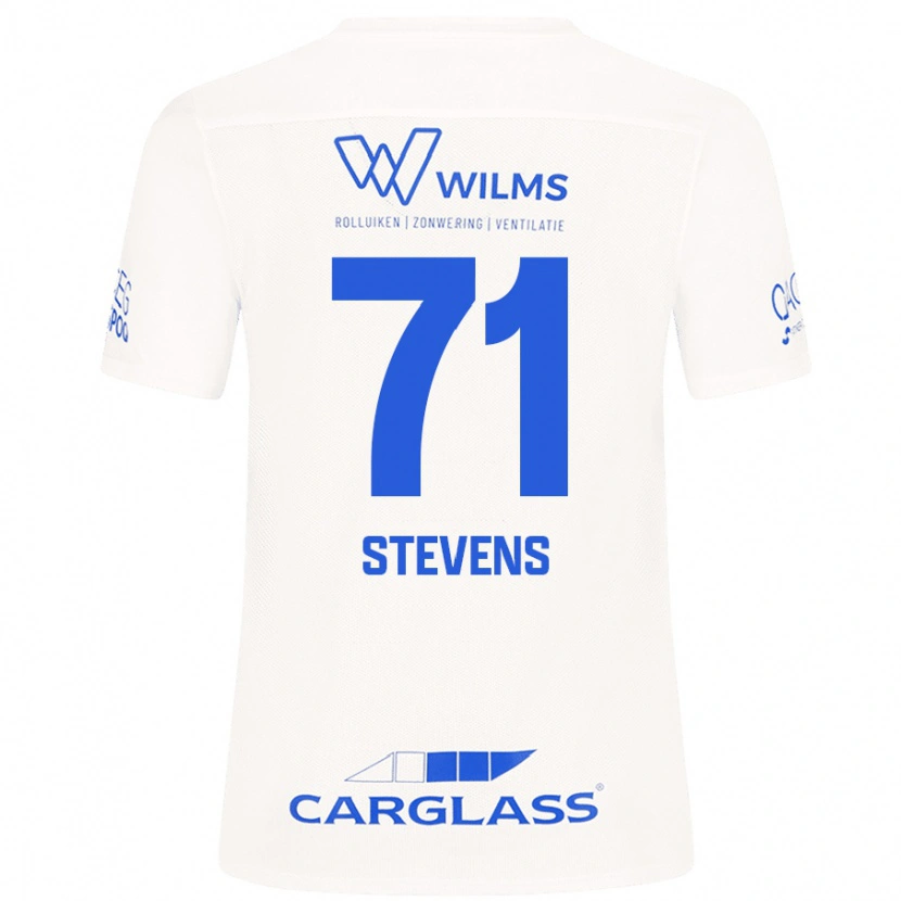 DanxenキッズBrent Stevens#71白アウェイシャツ2024/25ジャージーユニフォーム
