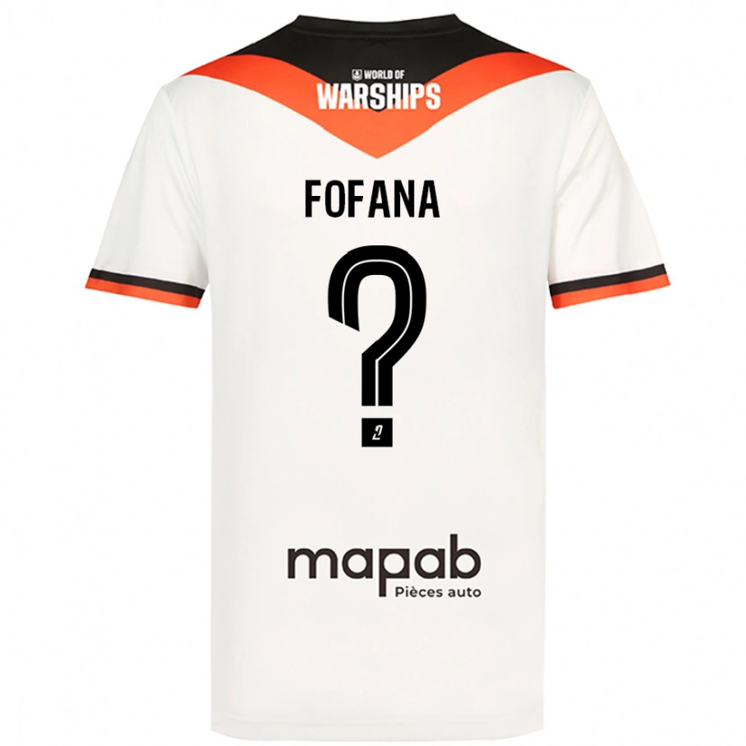 DanxenキッズBahliseny Fofana#0白アウェイシャツ2024/25ジャージーユニフォーム
