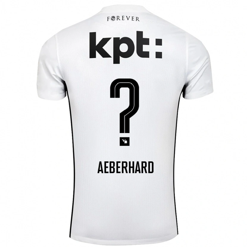 DanxenキッズBen Aeberhard#0白 黒アウェイシャツ2024/25ジャージーユニフォーム