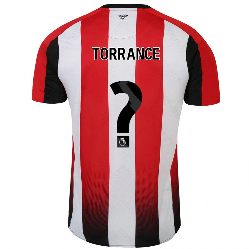 DanxenメンズBruno Torrance#0赤 白ホームシャツ2024/25ジャージーユニフォーム