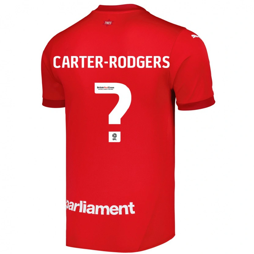DanxenメンズTrent Carter-Rodgers#0赤ホームシャツ2024/25ジャージーユニフォーム