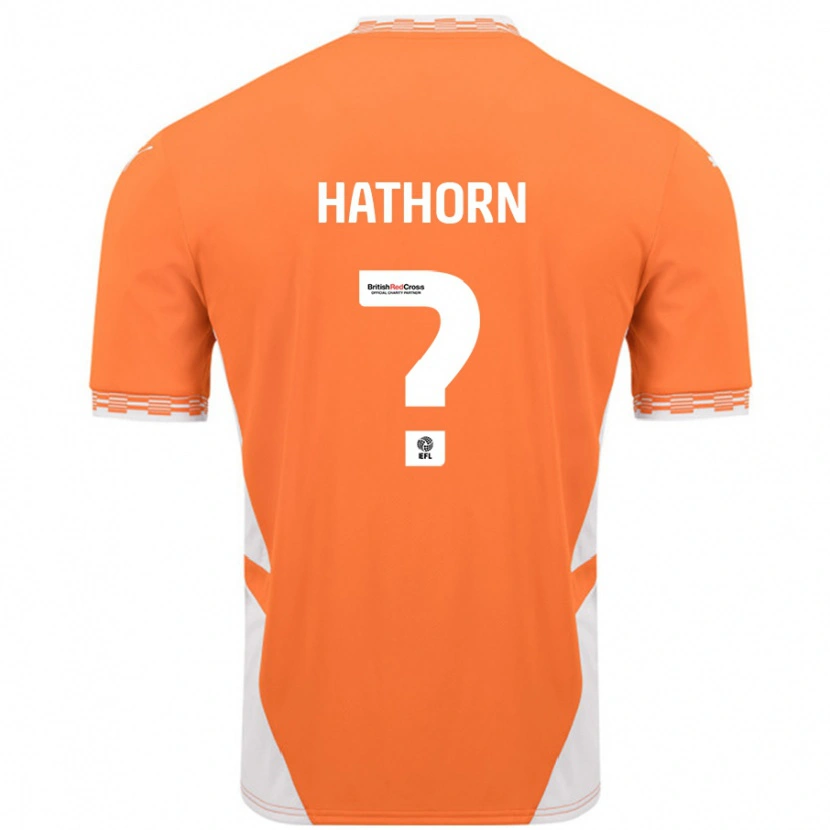 DanxenメンズErin Hathorn#0オレンジ ホワイトホームシャツ2024/25ジャージーユニフォーム