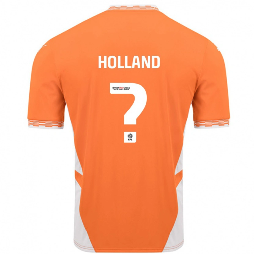 DanxenメンズBella Holland#0オレンジ ホワイトホームシャツ2024/25ジャージーユニフォーム
