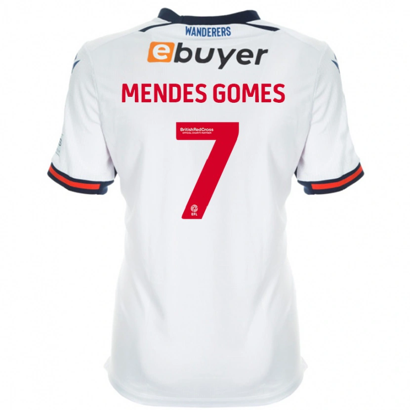 DanxenメンズCarlos Mendes#7白ホームシャツ2024/25ジャージーユニフォーム