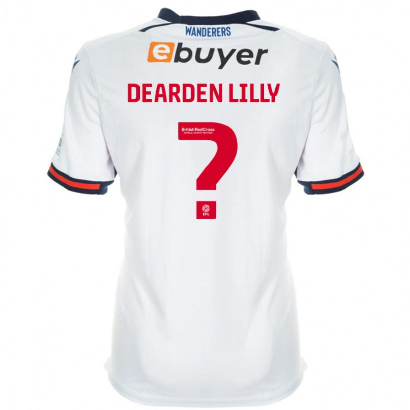 DanxenメンズJessica Dearden-Lilly#0白ホームシャツ2024/25ジャージーユニフォーム