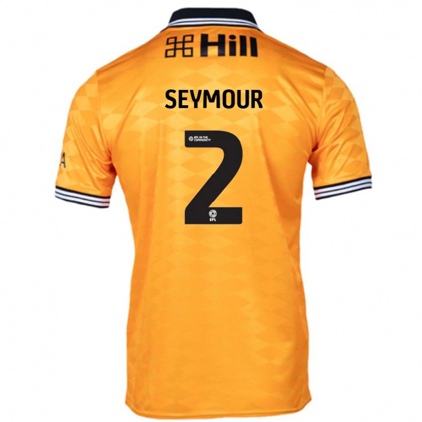 DanxenメンズMayzee Seymour#2オレンジホームシャツ2024/25ジャージーユニフォーム