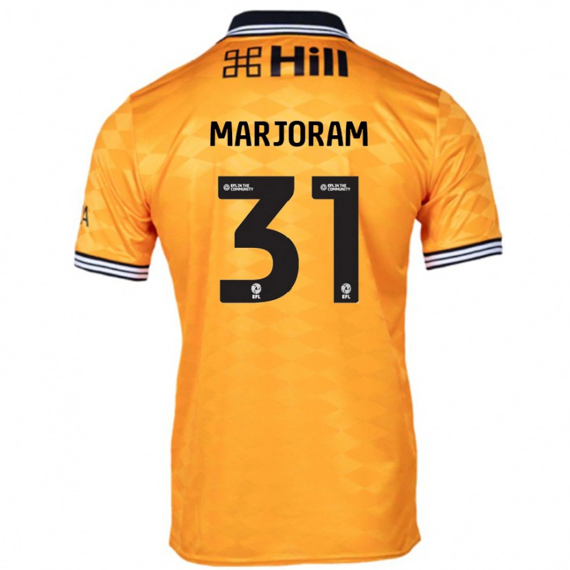 DanxenメンズSophie Marjoram#31オレンジホームシャツ2024/25ジャージーユニフォーム