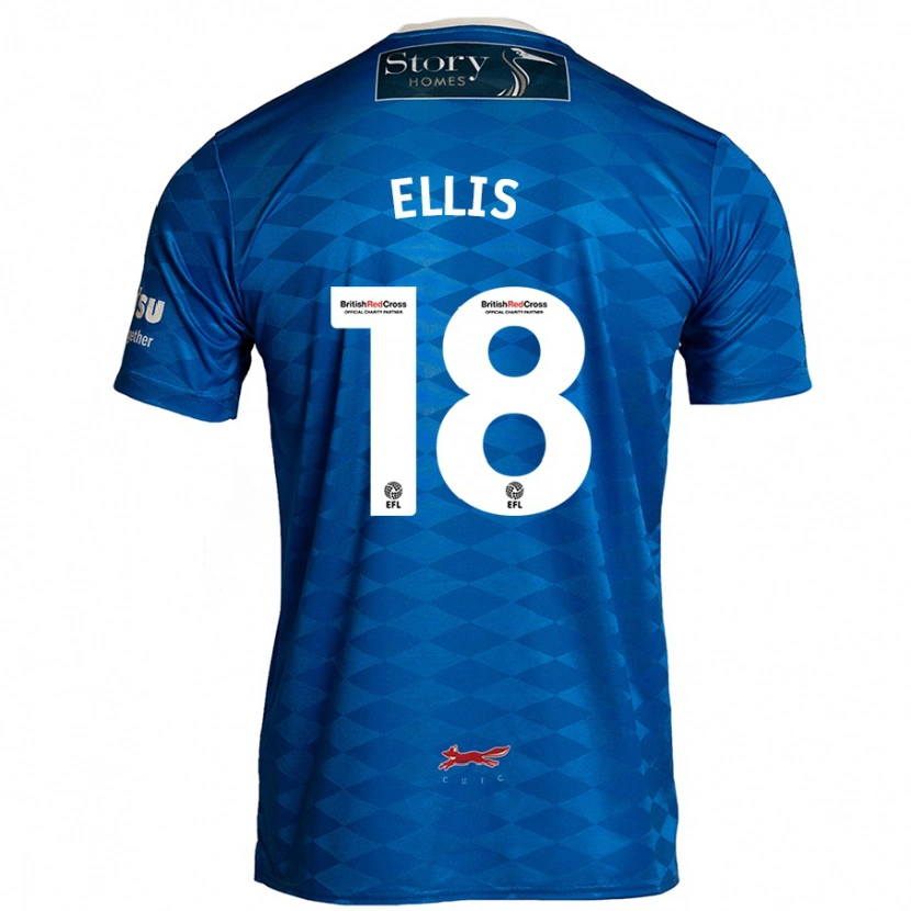 DanxenメンズJack Ellis#18青ホームシャツ2024/25ジャージーユニフォーム