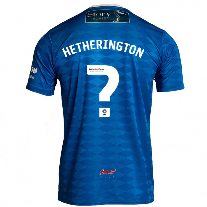 DanxenメンズSam Hetherington#0青ホームシャツ2024/25ジャージーユニフォーム