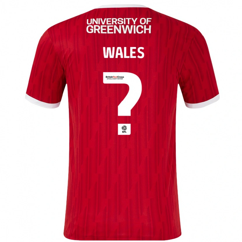DanxenメンズManu Wales#0赤 白ホームシャツ2024/25ジャージーユニフォーム