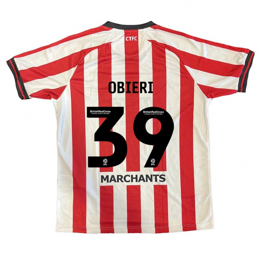 DanxenメンズSopuruchukwu Obieri#39赤 白ホームシャツ2024/25ジャージーユニフォーム