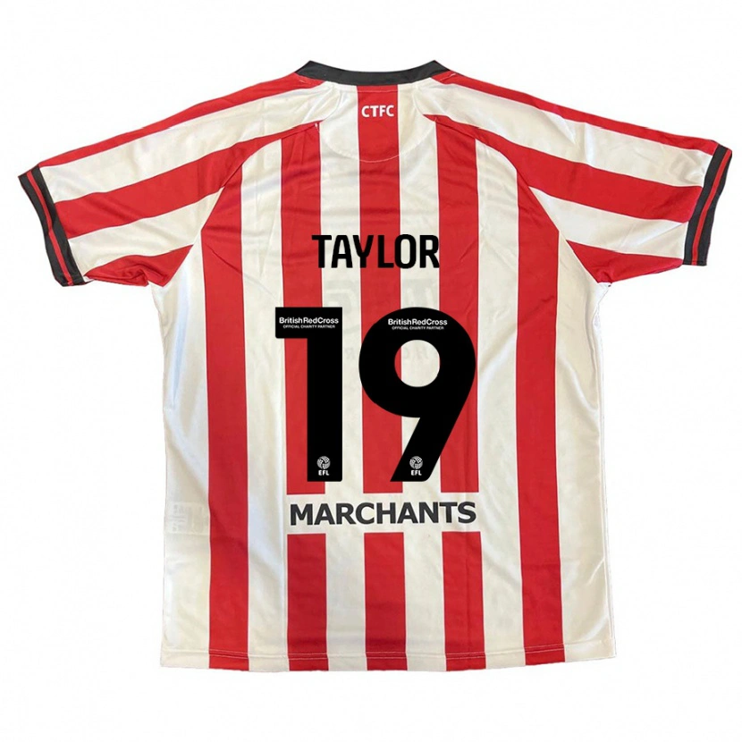 DanxenメンズJessie Taylor#19赤 白ホームシャツ2024/25ジャージーユニフォーム