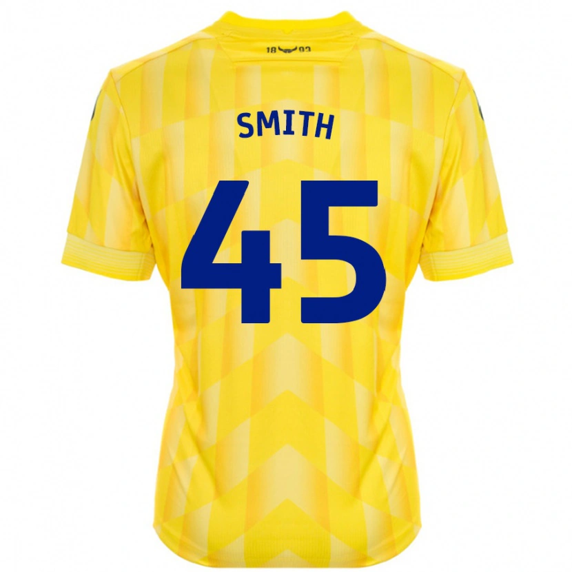 DanxenメンズMax Smith#45黄ホームシャツ2024/25ジャージーユニフォーム