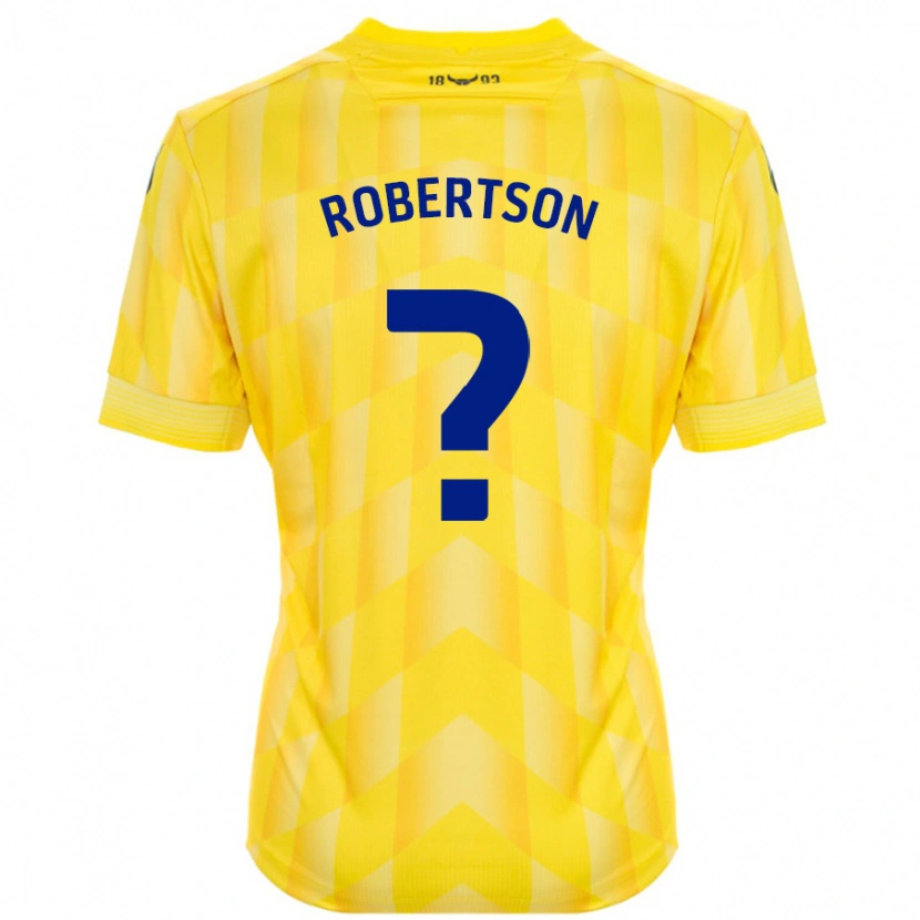 DanxenメンズMaddie Robertson#0黄ホームシャツ2024/25ジャージーユニフォーム