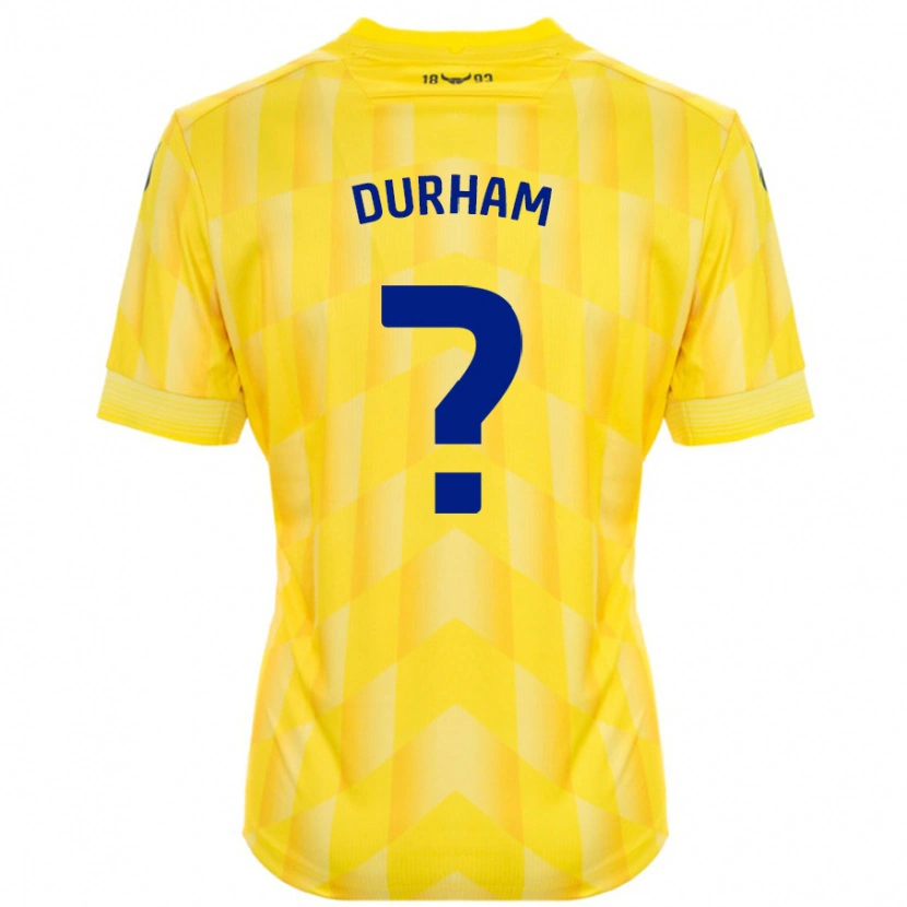 DanxenメンズLucy Durham#0黄ホームシャツ2024/25ジャージーユニフォーム