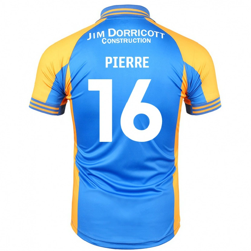 DanxenメンズAaron Pierre#16ブルーアンバーホームシャツ2024/25ジャージーユニフォーム