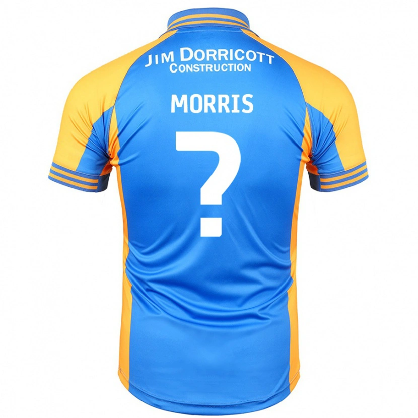 DanxenメンズCammron Morris#0ブルーアンバーホームシャツ2024/25ジャージーユニフォーム