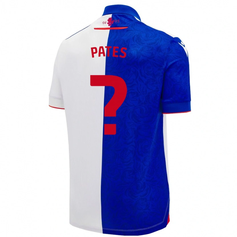 DanxenメンズHarvey Pates#0スカイブルー ホワイトホームシャツ2024/25ジャージーユニフォーム