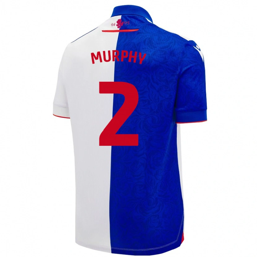 DanxenメンズNiamh Murphy#2スカイブルー ホワイトホームシャツ2024/25ジャージーユニフォーム