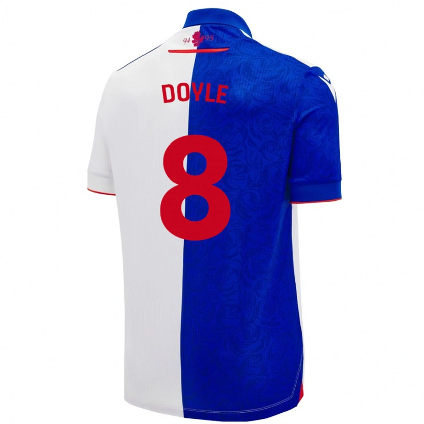 DanxenメンズEmma Doyle#8スカイブルー ホワイトホームシャツ2024/25ジャージーユニフォーム