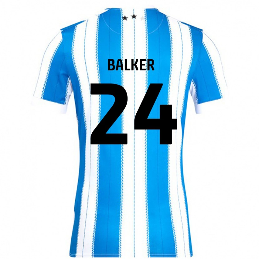 DanxenメンズRadinio Balker#24ブルーホワイトホームシャツ2024/25ジャージーユニフォーム