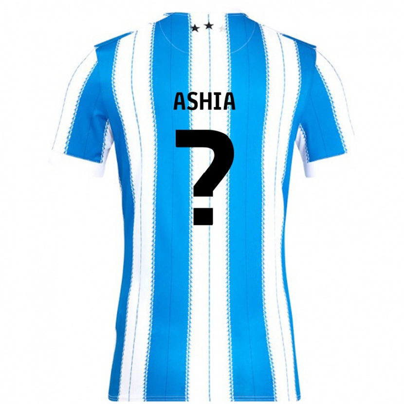 DanxenメンズCameron Ashia#0ブルーホワイトホームシャツ2024/25ジャージーユニフォーム