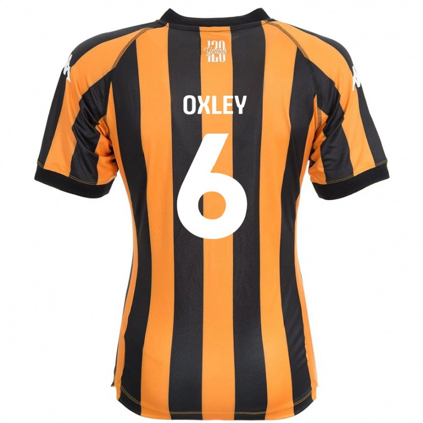 DanxenメンズTilly Oxley#6ブラックアンバーホームシャツ2024/25ジャージーユニフォーム