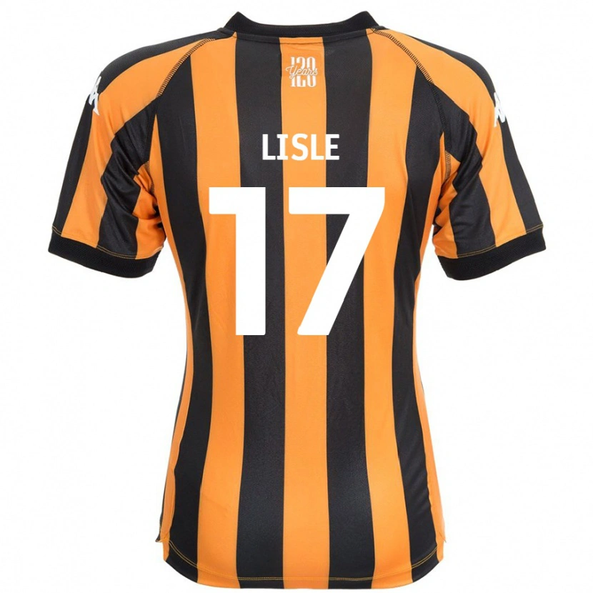 DanxenメンズMary Lisle#17ブラックアンバーホームシャツ2024/25ジャージーユニフォーム