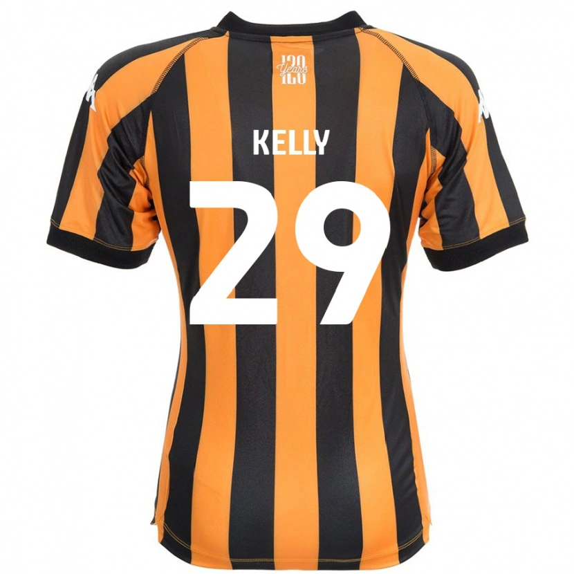 DanxenメンズAce Kelly#29ブラックアンバーホームシャツ2024/25ジャージーユニフォーム