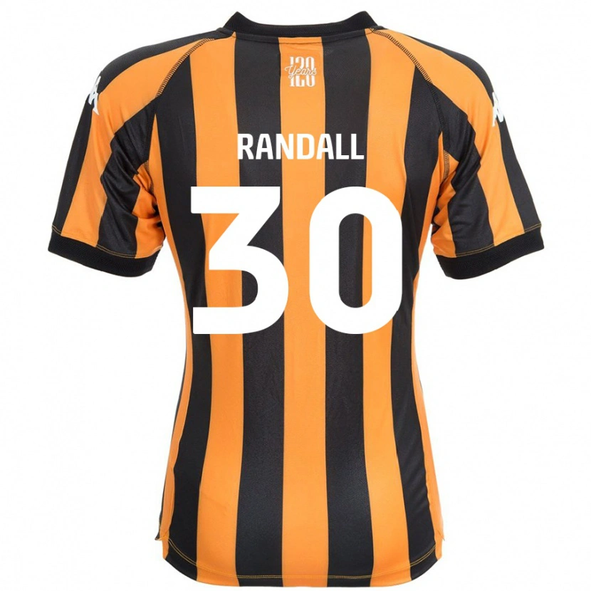 DanxenメンズJennifer Randall#30ブラックアンバーホームシャツ2024/25ジャージーユニフォーム