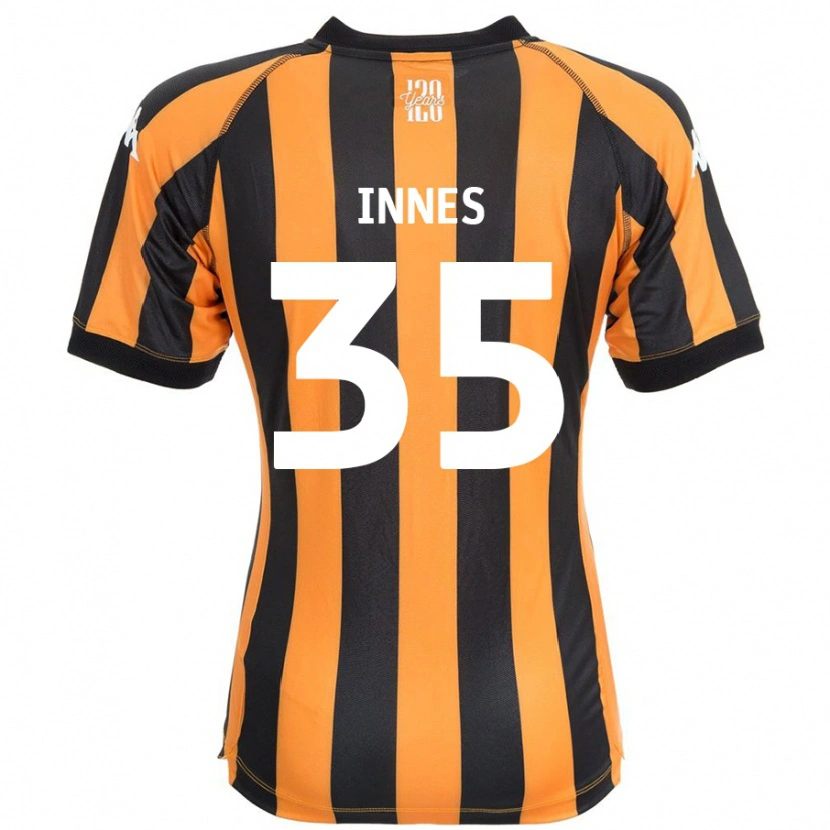 DanxenメンズEmma Innes#35ブラックアンバーホームシャツ2024/25ジャージーユニフォーム