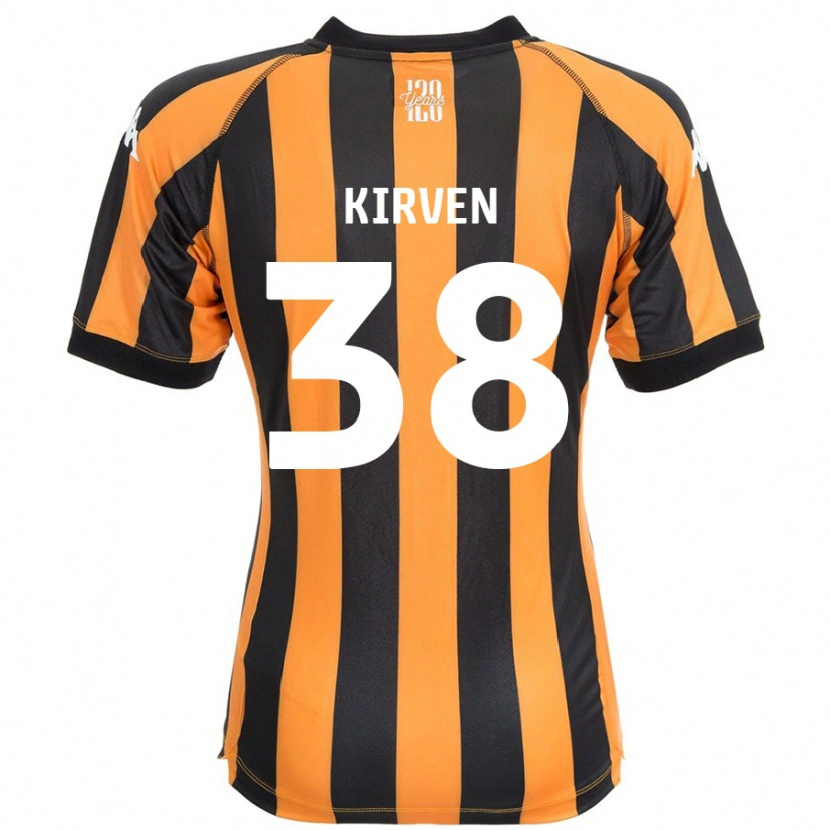 DanxenメンズTess Kirven#38ブラックアンバーホームシャツ2024/25ジャージーユニフォーム