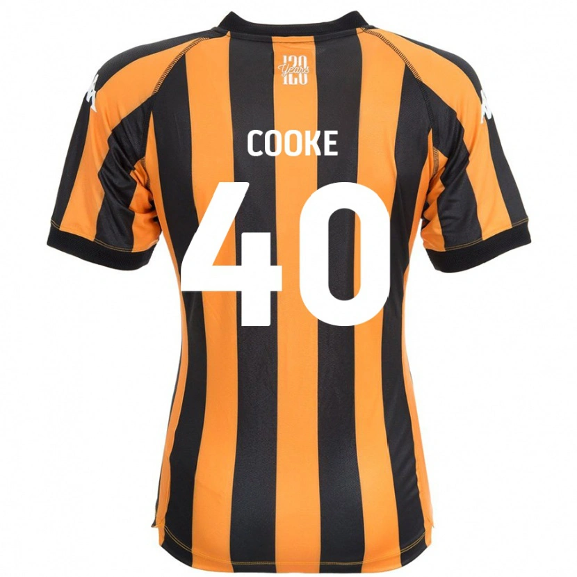DanxenメンズMegan Cooke#40ブラックアンバーホームシャツ2024/25ジャージーユニフォーム