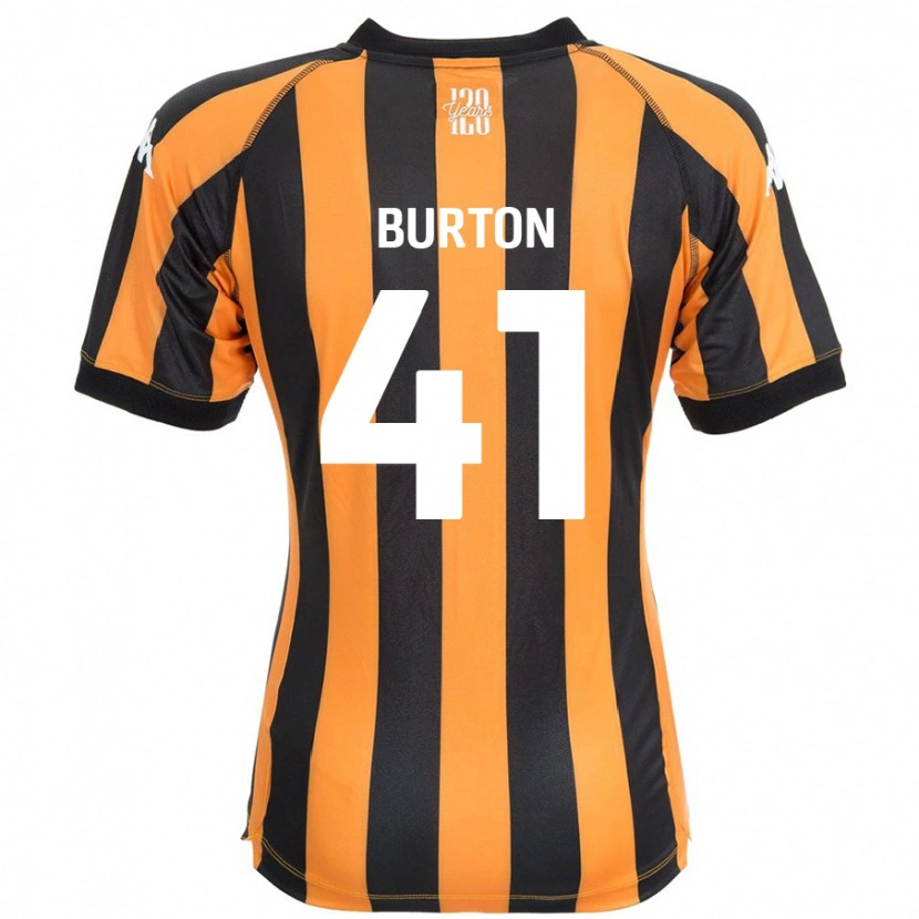DanxenメンズJess Burton#41ブラックアンバーホームシャツ2024/25ジャージーユニフォーム