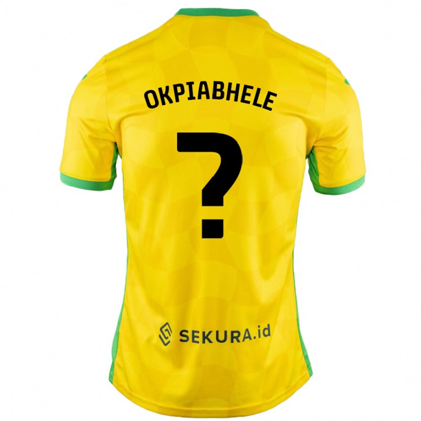 DanxenメンズOser Okpiabhele#0黄緑ホームシャツ2024/25ジャージーユニフォーム