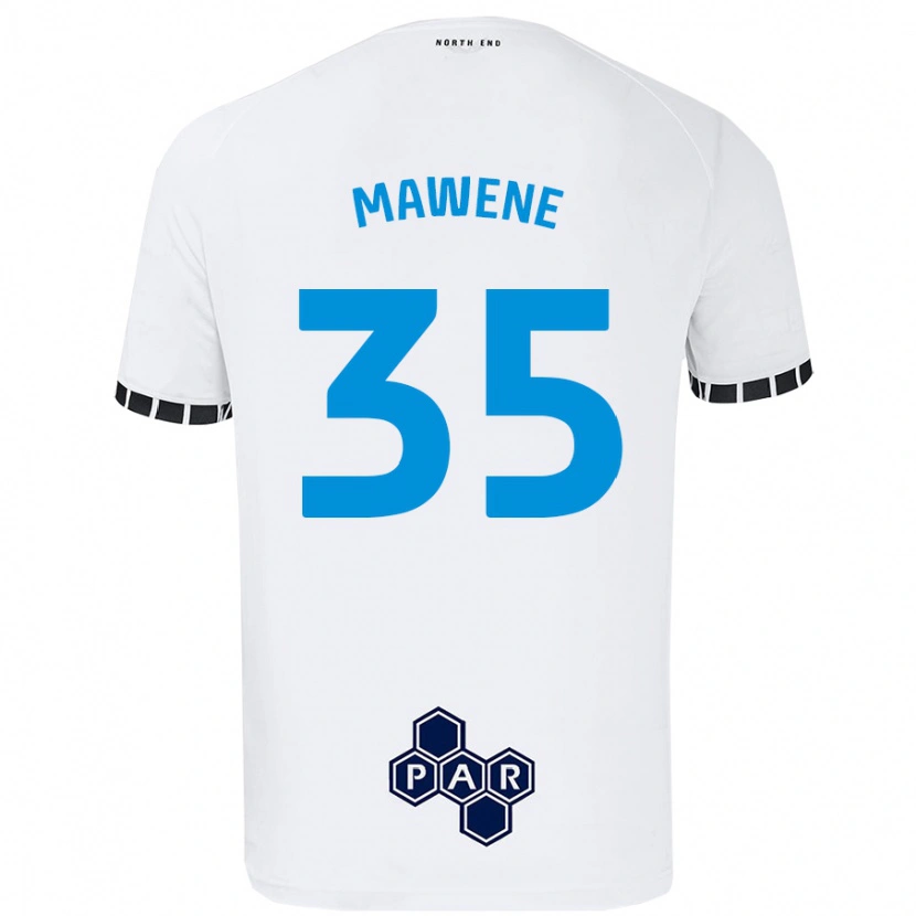 DanxenメンズNoah Mawene#35白ホームシャツ2024/25ジャージーユニフォーム