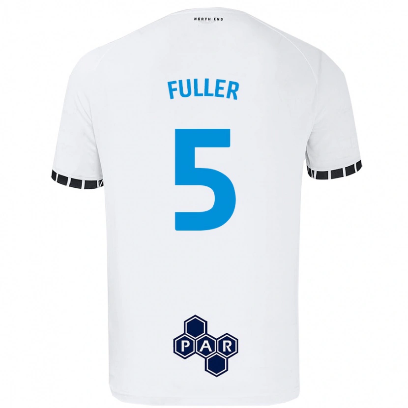 DanxenメンズOlivia Fuller#5白ホームシャツ2024/25ジャージーユニフォーム
