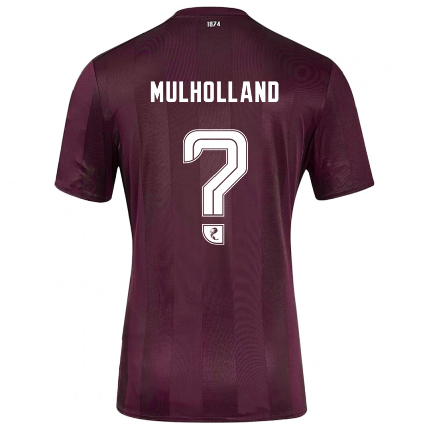DanxenメンズJames Mulholland#0ブルゴーニュホームシャツ2024/25ジャージーユニフォーム