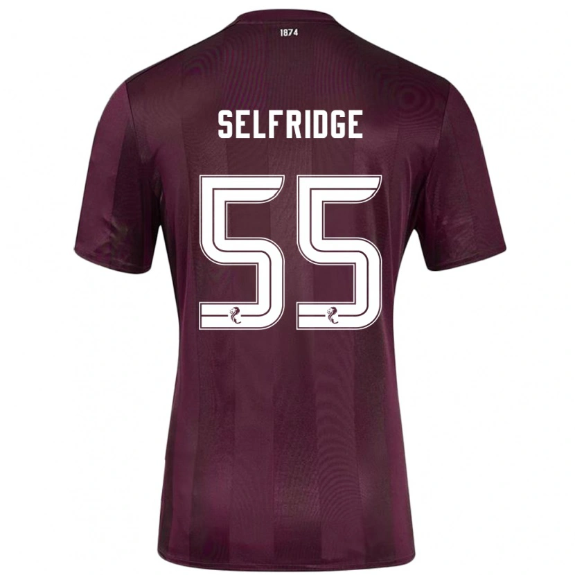 DanxenメンズLouis Selfridge#55ブルゴーニュホームシャツ2024/25ジャージーユニフォーム