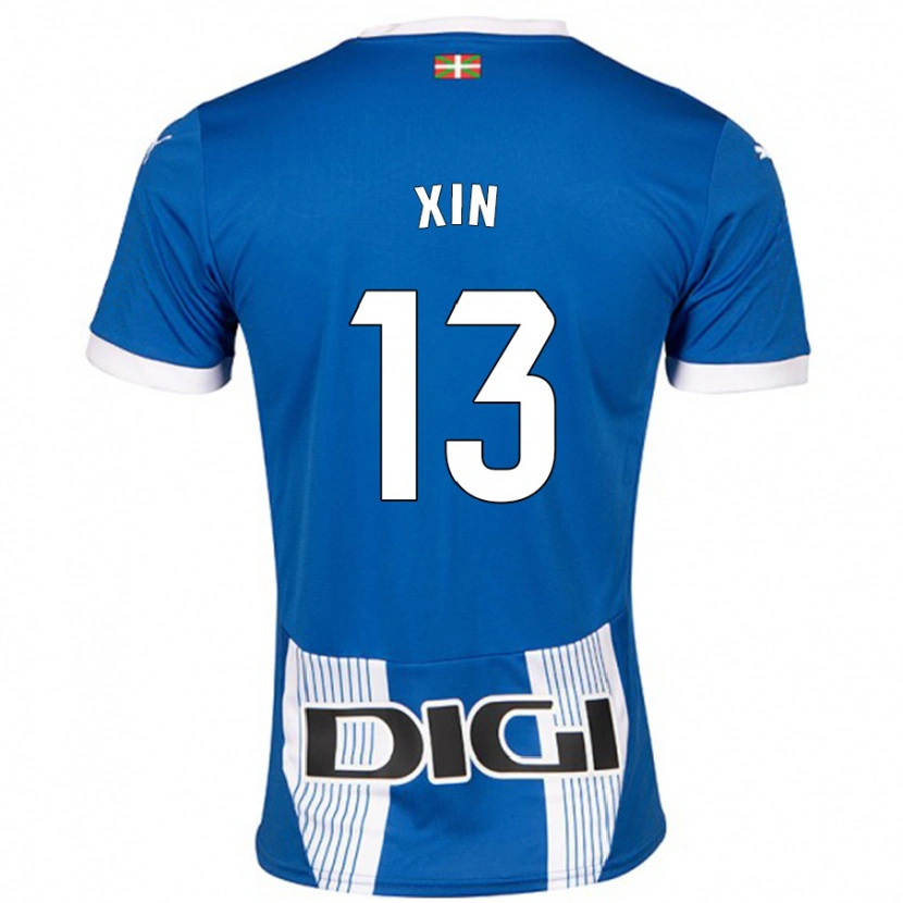 DanxenメンズJana Xin#13青ホームシャツ2024/25ジャージーユニフォーム